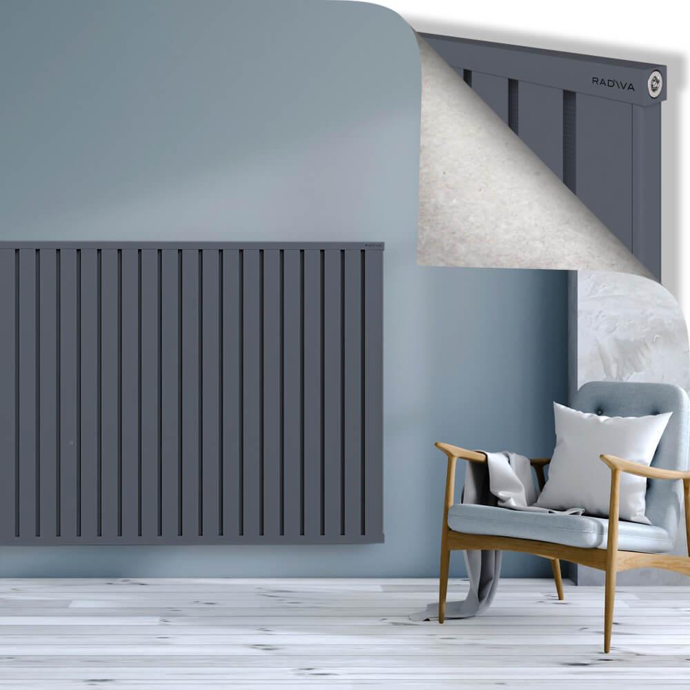 OBI Dekoratif Alüminyum Radyatör 1200x2884 Antrasit