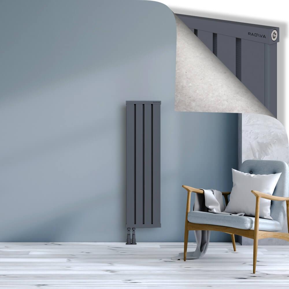 OBI Dekoratif Alüminyum Radyatör 1200x324 Antrasit