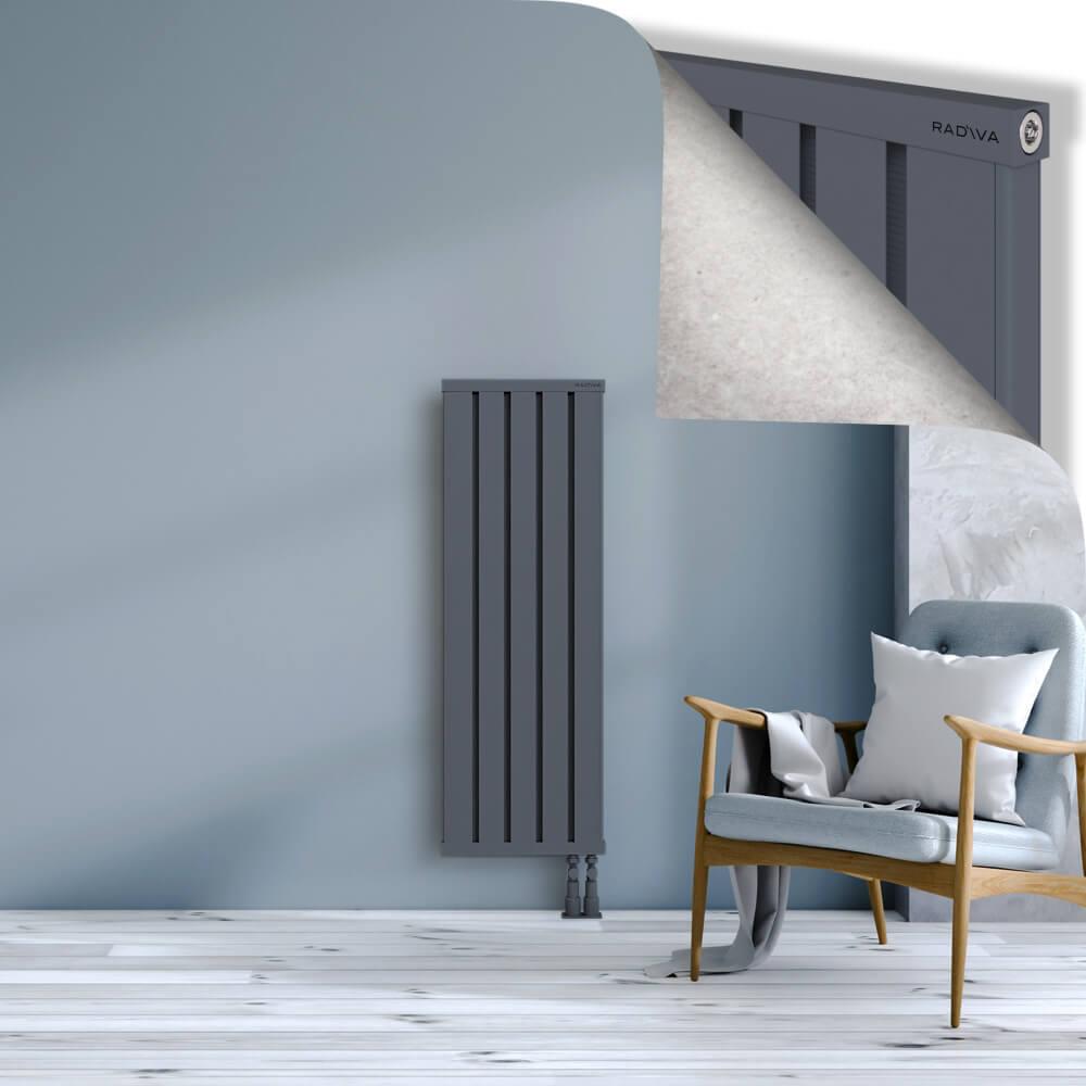 OBI Dekoratif Alüminyum Radyatör 1200x404 Antrasit