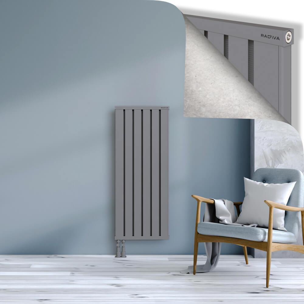 OBI Dekoratif Alüminyum Radyatör 1200x484 Gri