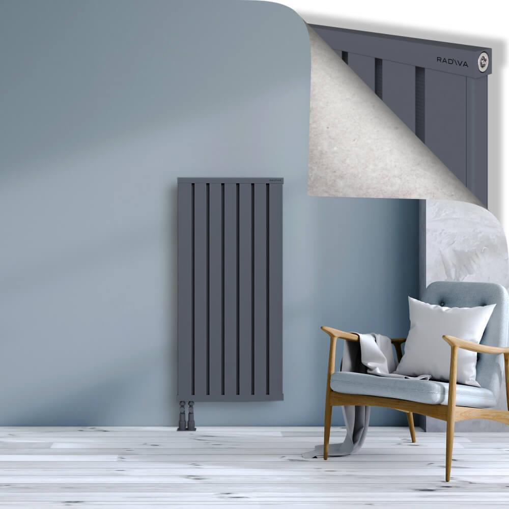 OBI Dekoratif Alüminyum Radyatör 1200x564 Antrasit