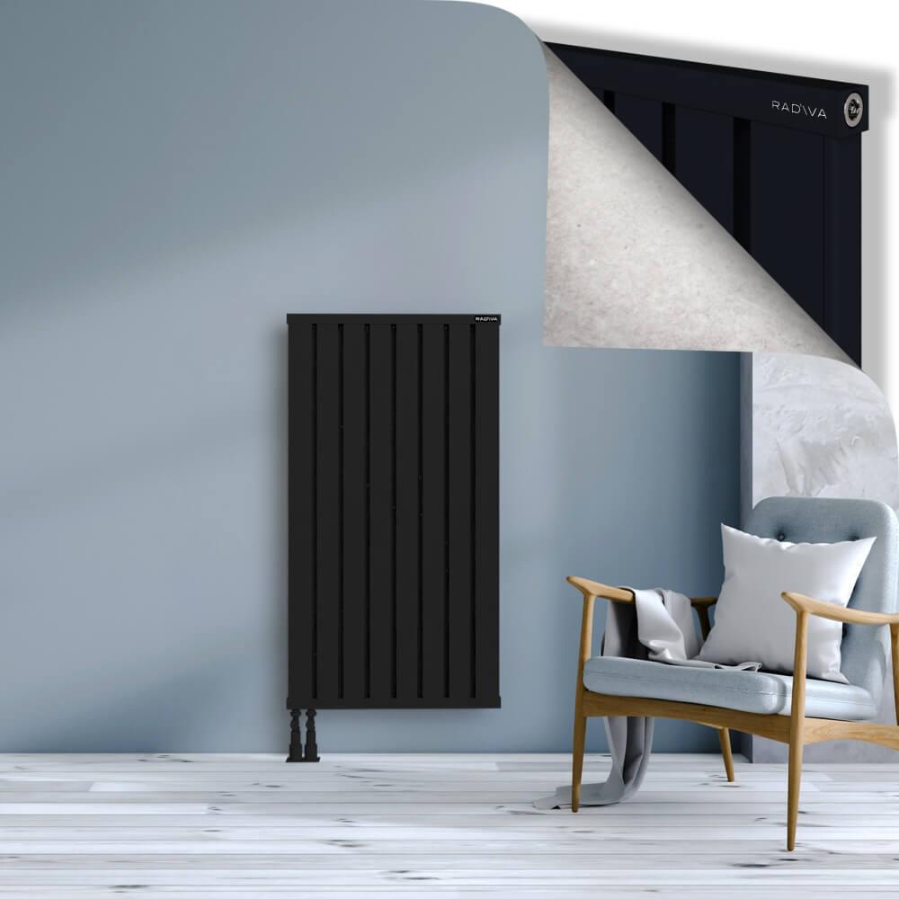 OBI Dekoratif Alüminyum Radyatör 1200x644 Siyah
