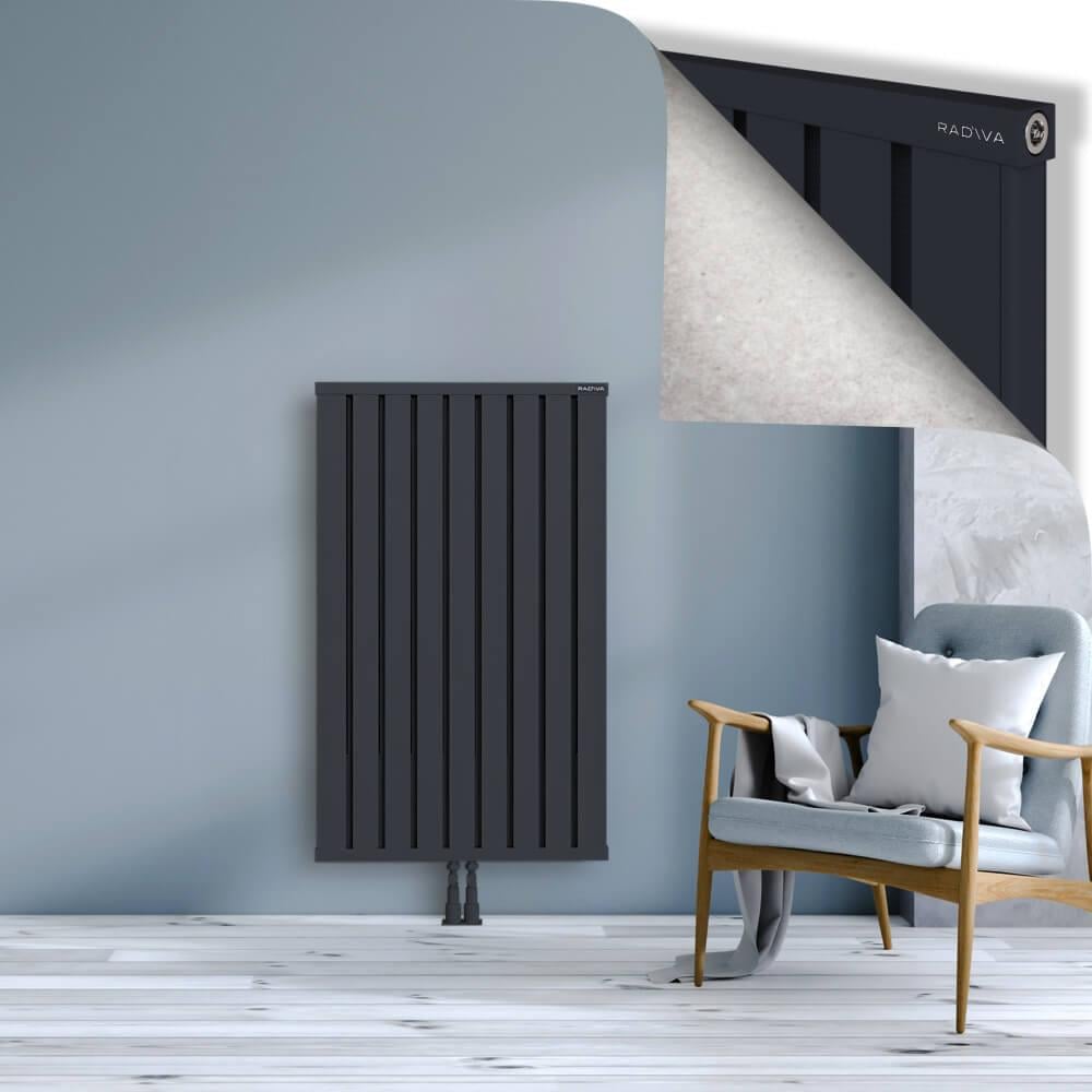 OBI Dekoratif Alüminyum Radyatör 1200x724 Koyu Antrasit