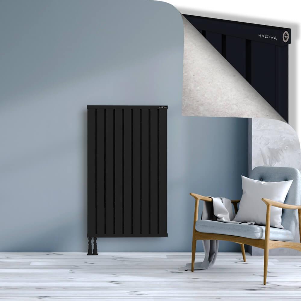 OBI Dekoratif Alüminyum Radyatör 1200x724 Siyah