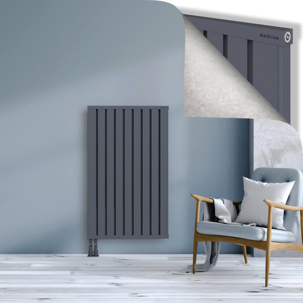 OBI Dekoratif Alüminyum Radyatör 1200x724 Antrasit