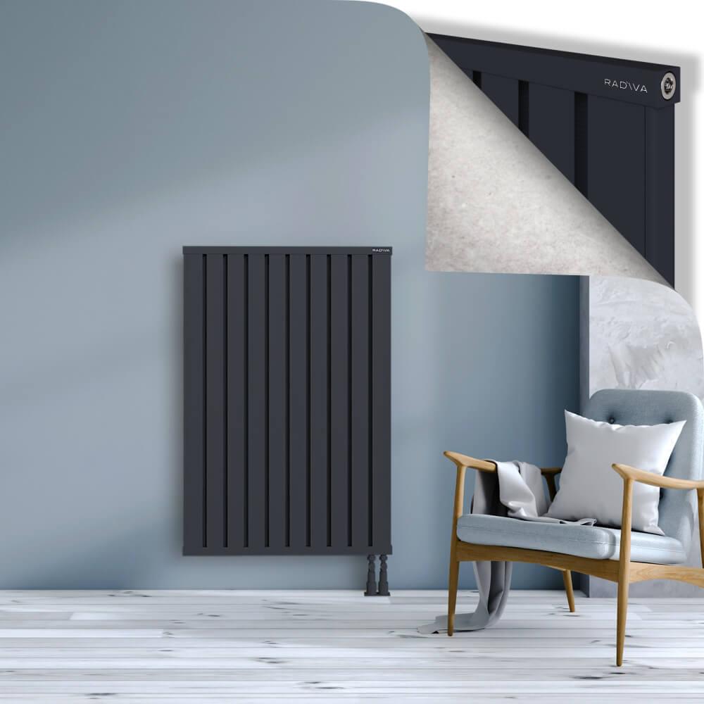 OBI Dekoratif Alüminyum Radyatör 1200x804 Koyu Antrasit