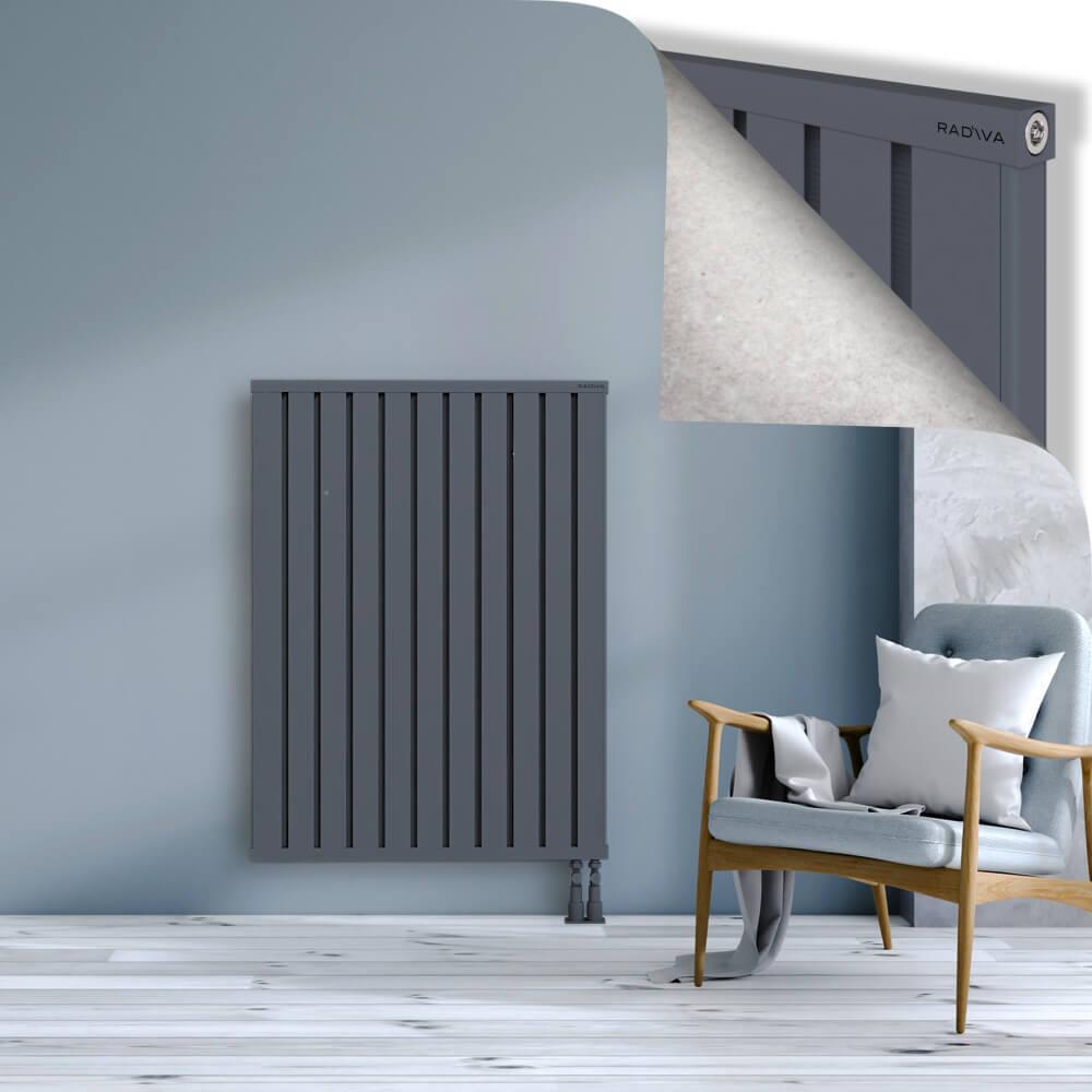 OBI Dekoratif Alüminyum Radyatör 1200x884 Antrasit