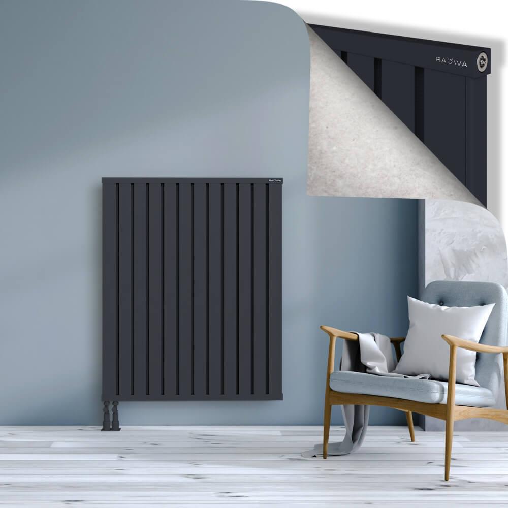 OBI Dekoratif Alüminyum Radyatör 1200x964 Koyu Antrasit