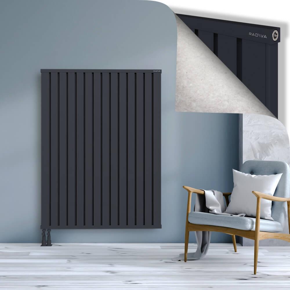 OBI Dekoratif Alüminyum Radyatör 1500x1124 Koyu Antrasit