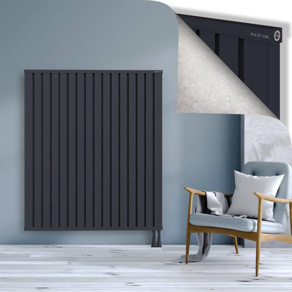 OBI Dekoratif Alüminyum Radyatör 1500x1284 Koyu Antrasit