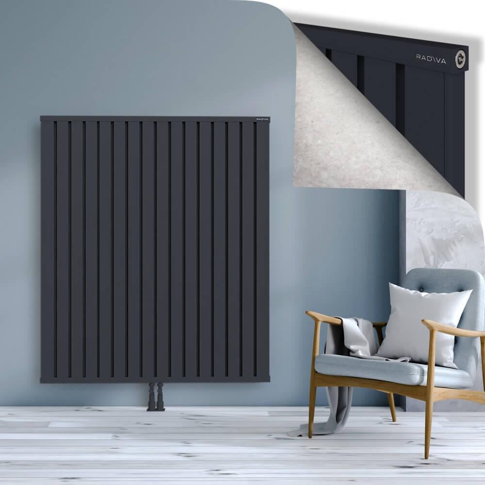 OBI Dekoratif Alüminyum Radyatör 1500x1284 Koyu Antrasit