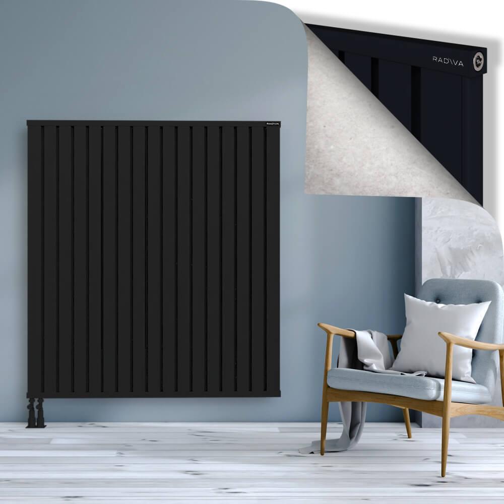 OBI Dekoratif Alüminyum Radyatör 1500x1364 Siyah