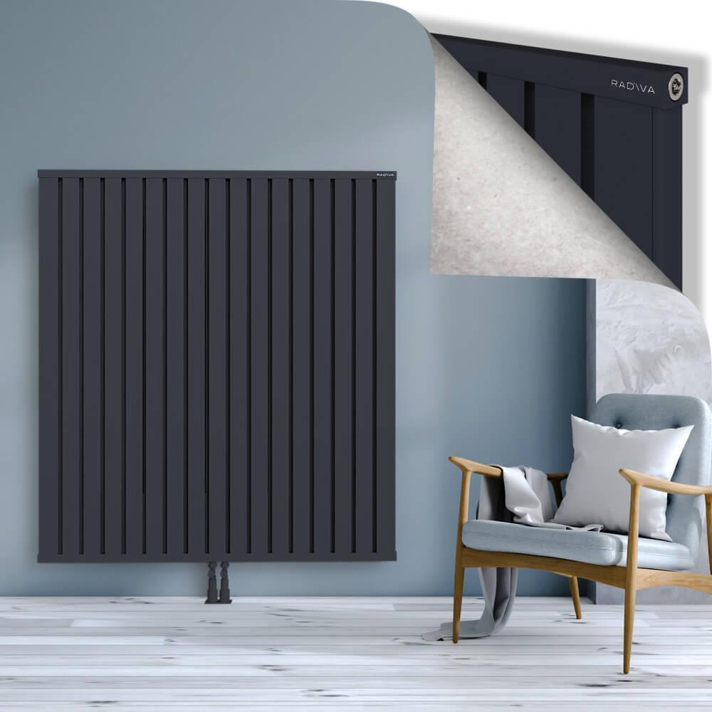 OBI Dekoratif Alüminyum Radyatör 1500x1364 Koyu Antrasit