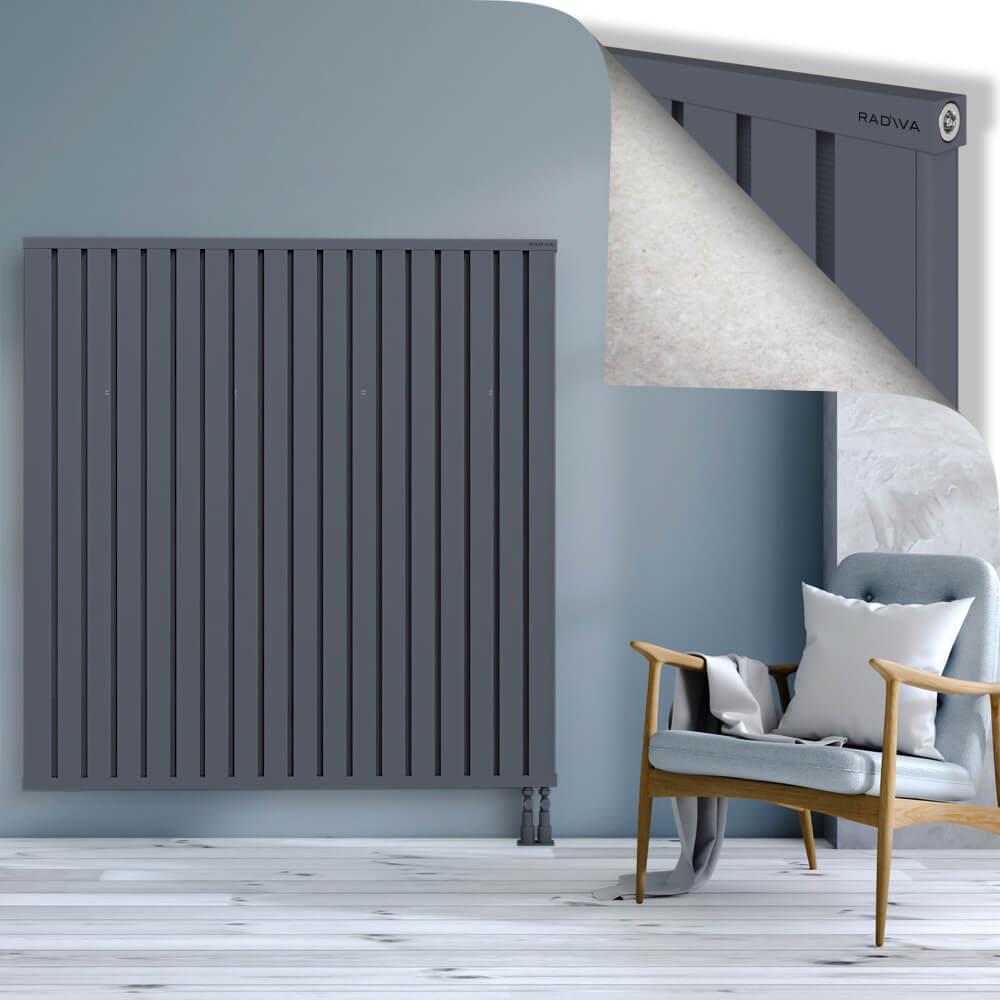 OBI Dekoratif Alüminyum Radyatör 1500x1444 Antrasit