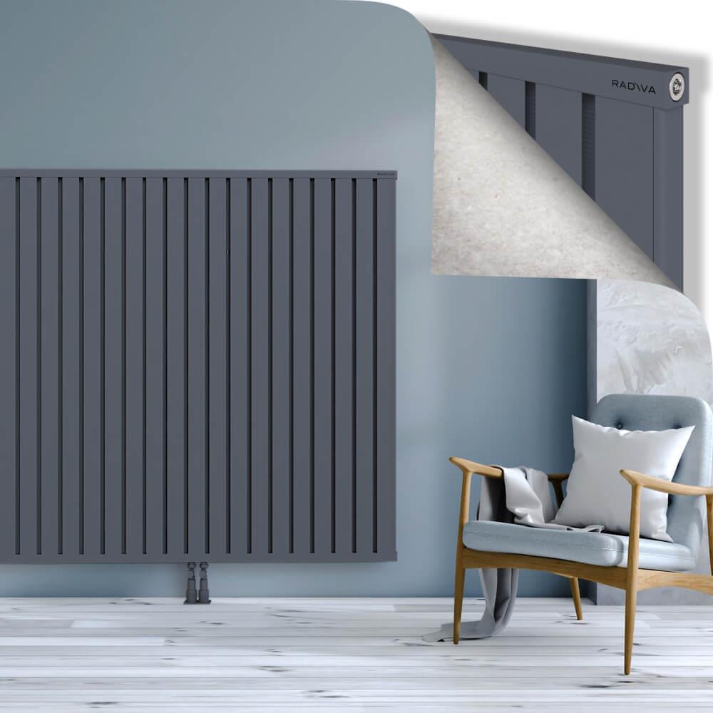 OBI Dekoratif Alüminyum Radyatör 1500x2164 Antrasit
