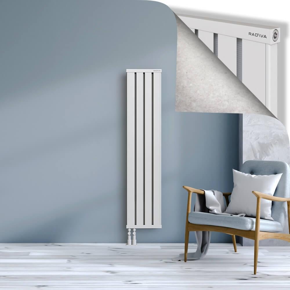 OBI Dekoratif Alüminyum Radyatör 1500x324 Beyaz