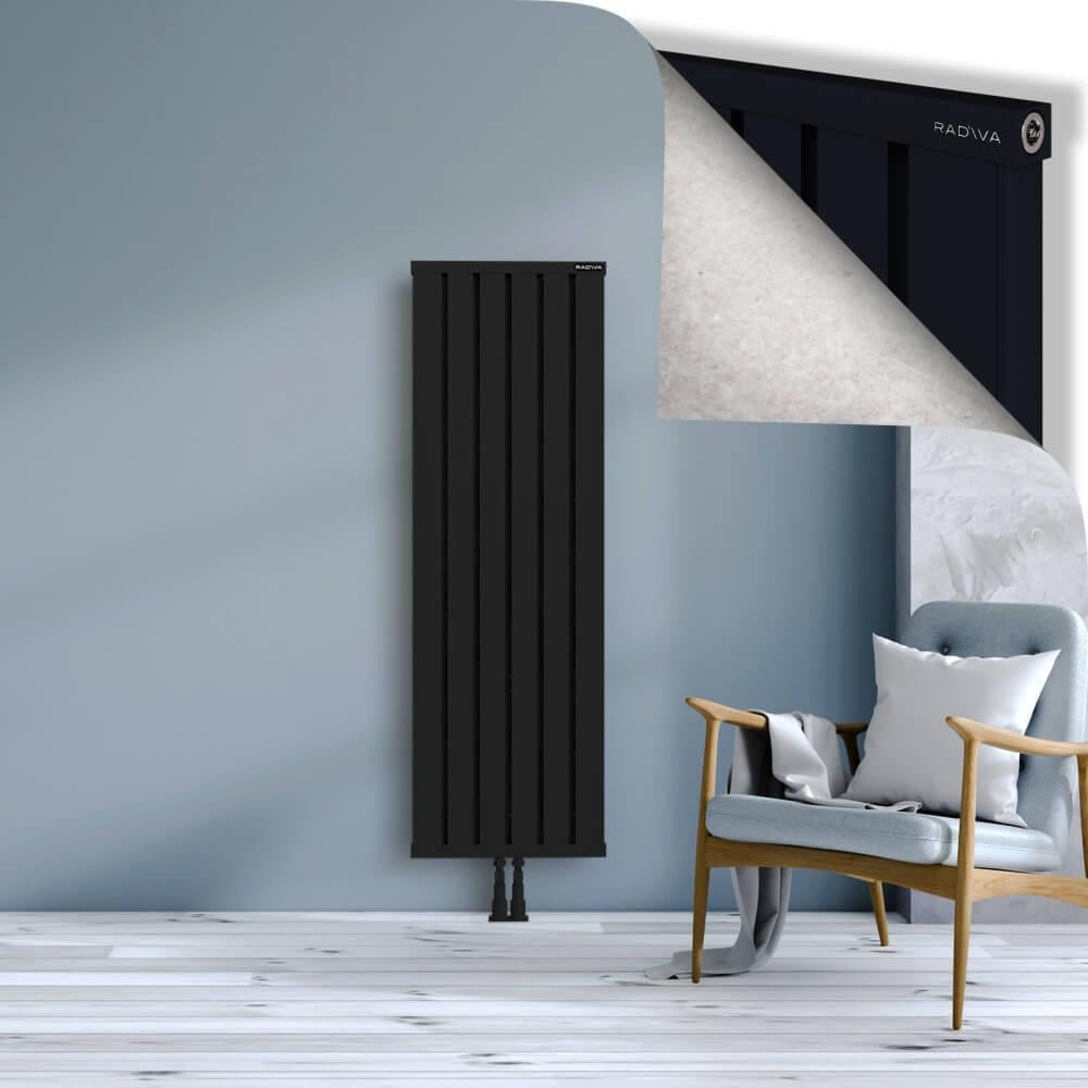 OBI Dekoratif Alüminyum Radyatör 1500x484 Siyah