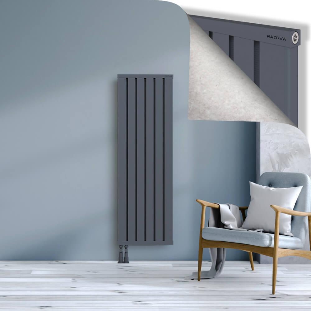 OBI Dekoratif Alüminyum Radyatör 1500x484 Antrasit