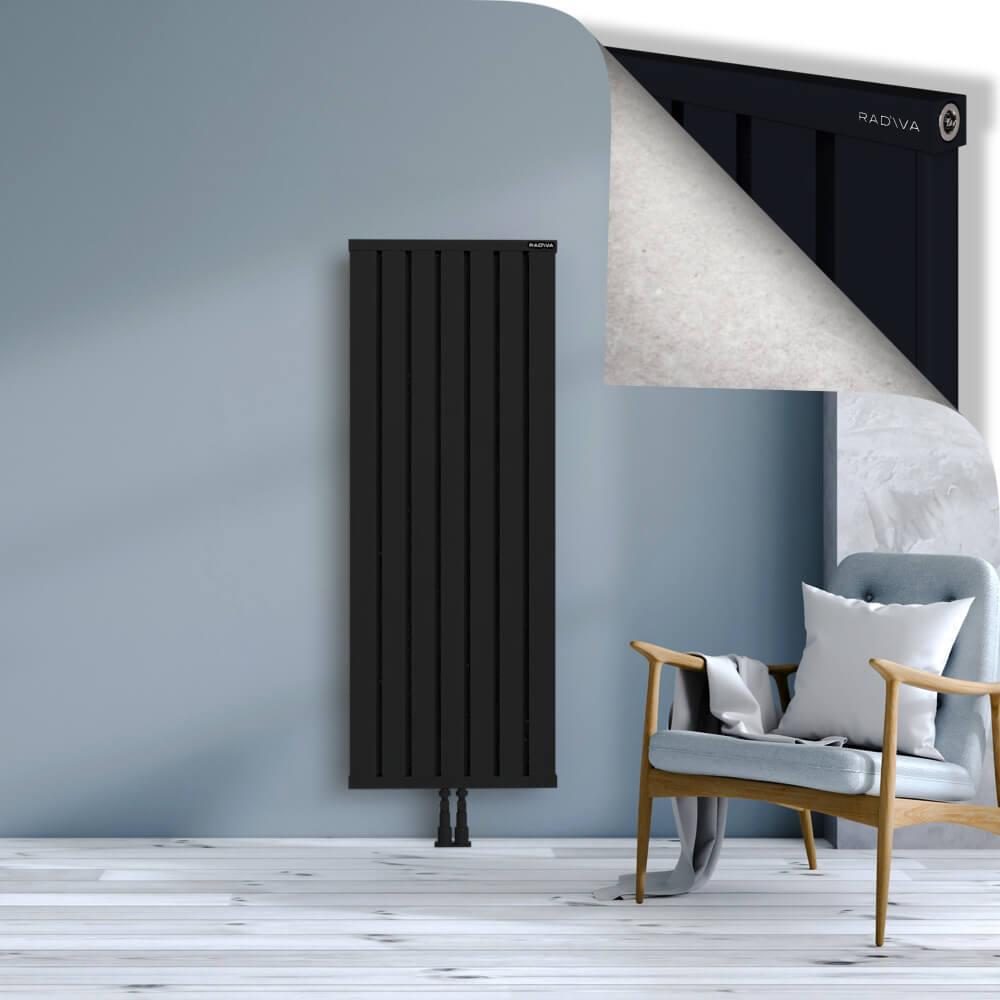 OBI Dekoratif Alüminyum Radyatör 1500x564 Siyah