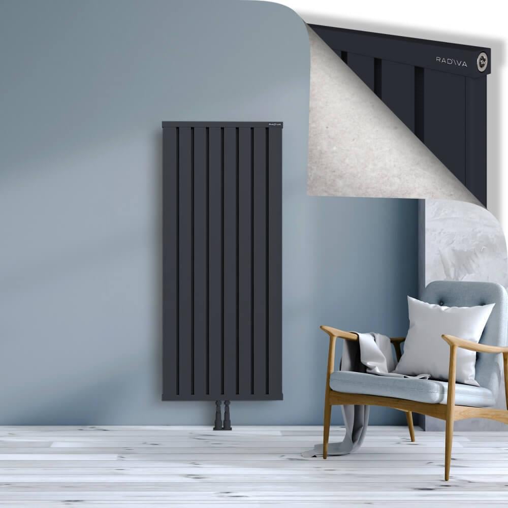 OBI Dekoratif Alüminyum Radyatör 1500x644 Koyu Antrasit