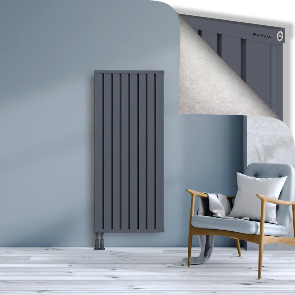 OBI Dekoratif Alüminyum Radyatör 1500x644 Antrasit