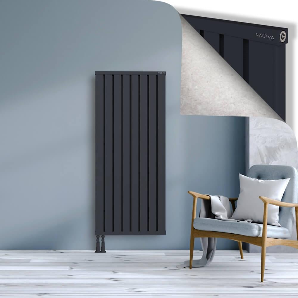 OBI Dekoratif Alüminyum Radyatör 1500x644 Koyu Antrasit