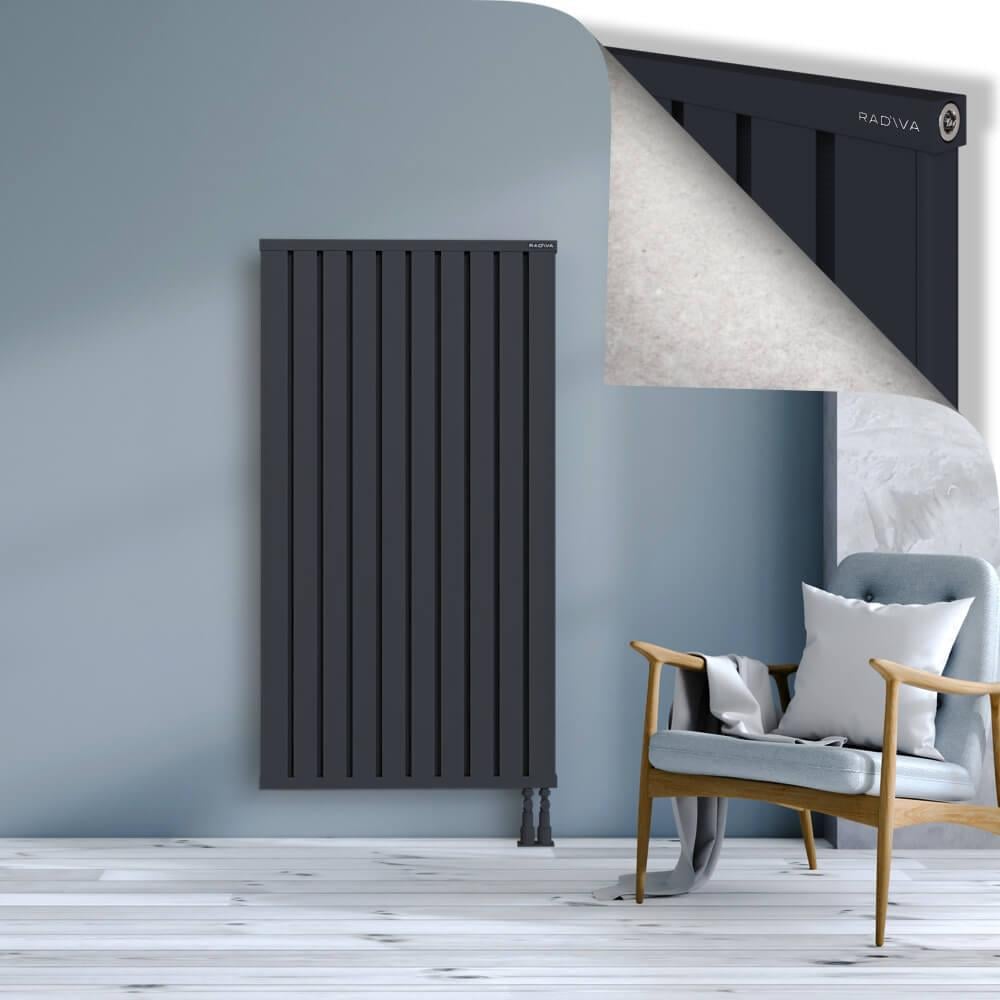 OBI Dekoratif Alüminyum Radyatör 1500x804 Koyu Antrasit