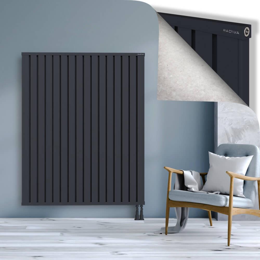 OBI Dekoratif Alüminyum Radyatör 1600x1284 Koyu Antrasit