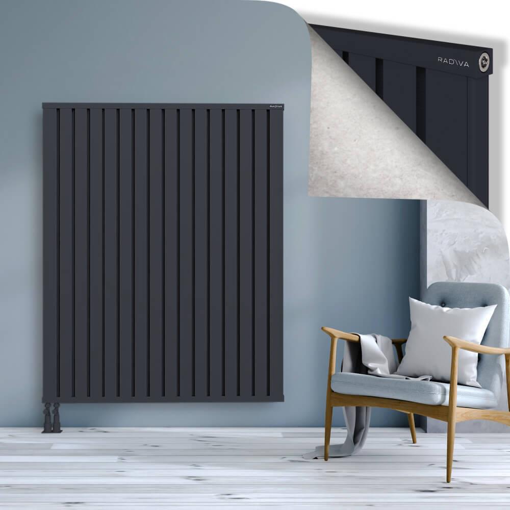 OBI Dekoratif Alüminyum Radyatör 1600x1284 Koyu Antrasit