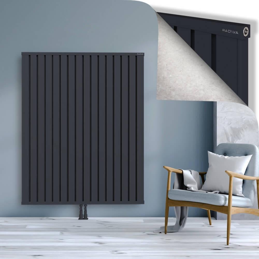 OBI Dekoratif Alüminyum Radyatör 1600x1284 Koyu Antrasit