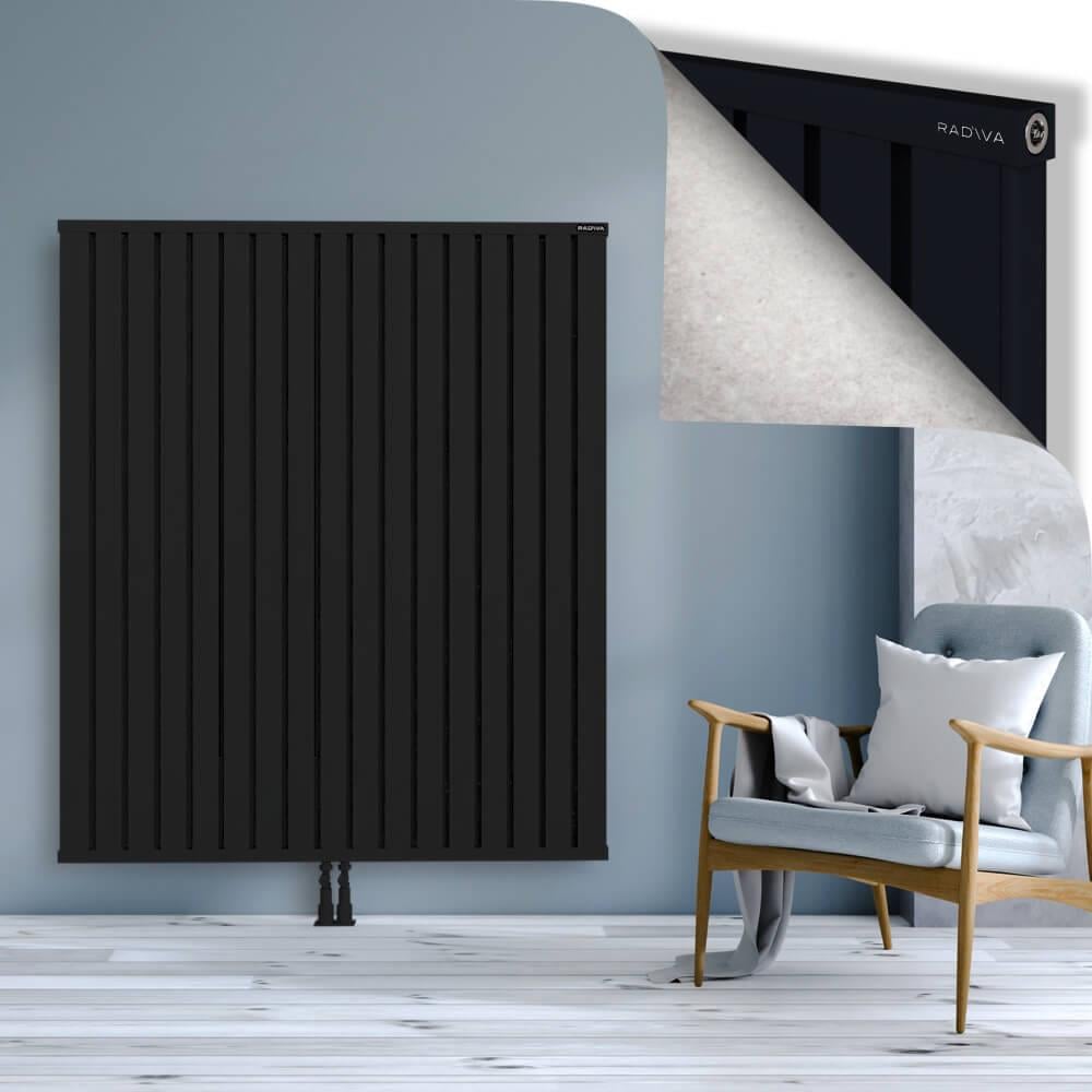 OBI Dekoratif Alüminyum Radyatör 1600x1364 Siyah