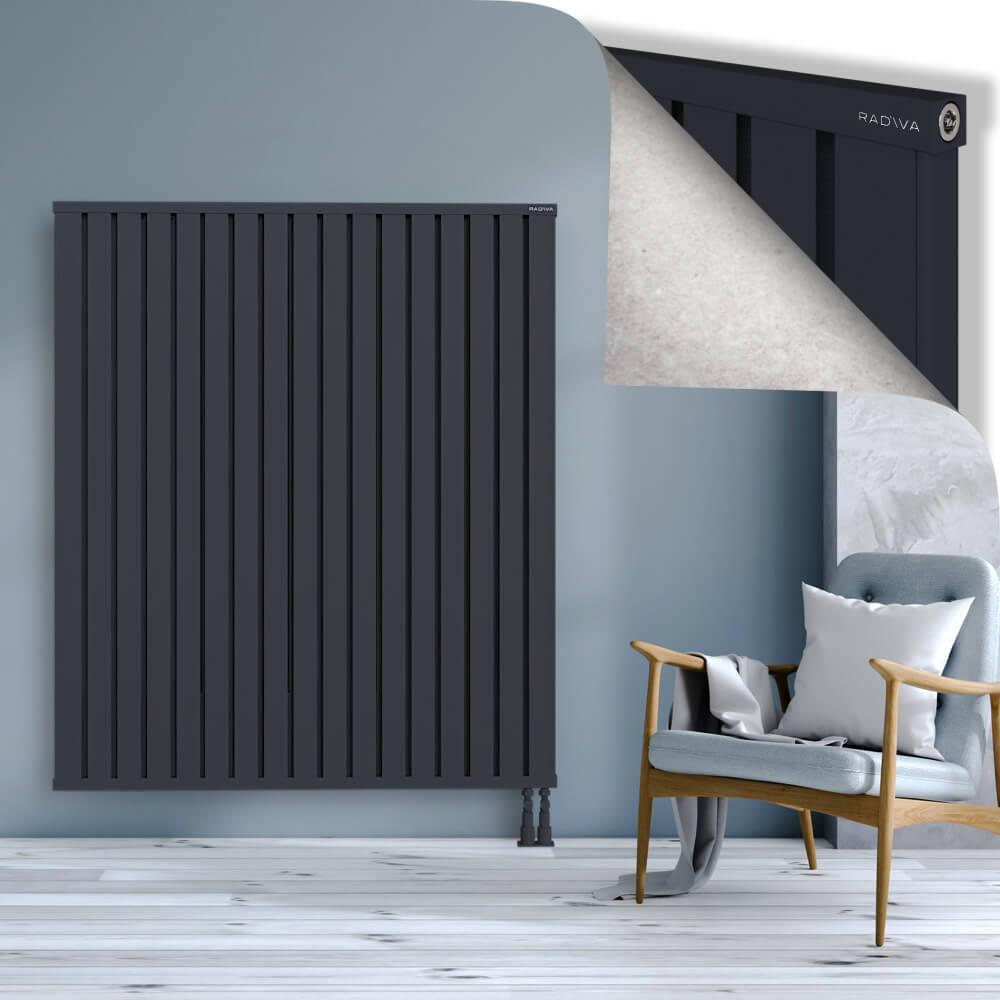 OBI Dekoratif Alüminyum Radyatör 1600x1364 Koyu Antrasit
