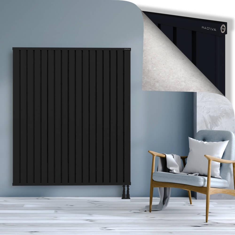OBI Dekoratif Alüminyum Radyatör 1600x1364 Siyah