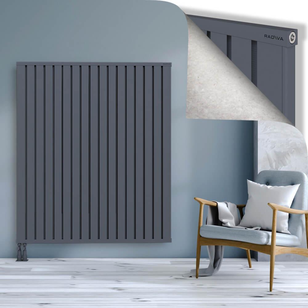 OBI Dekoratif Alüminyum Radyatör 1600x1364 Antrasit