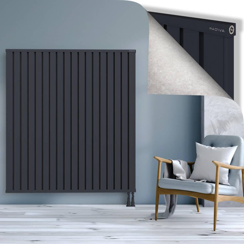 OBI Dekoratif Alüminyum Radyatör 1600x1444 Koyu Antrasit