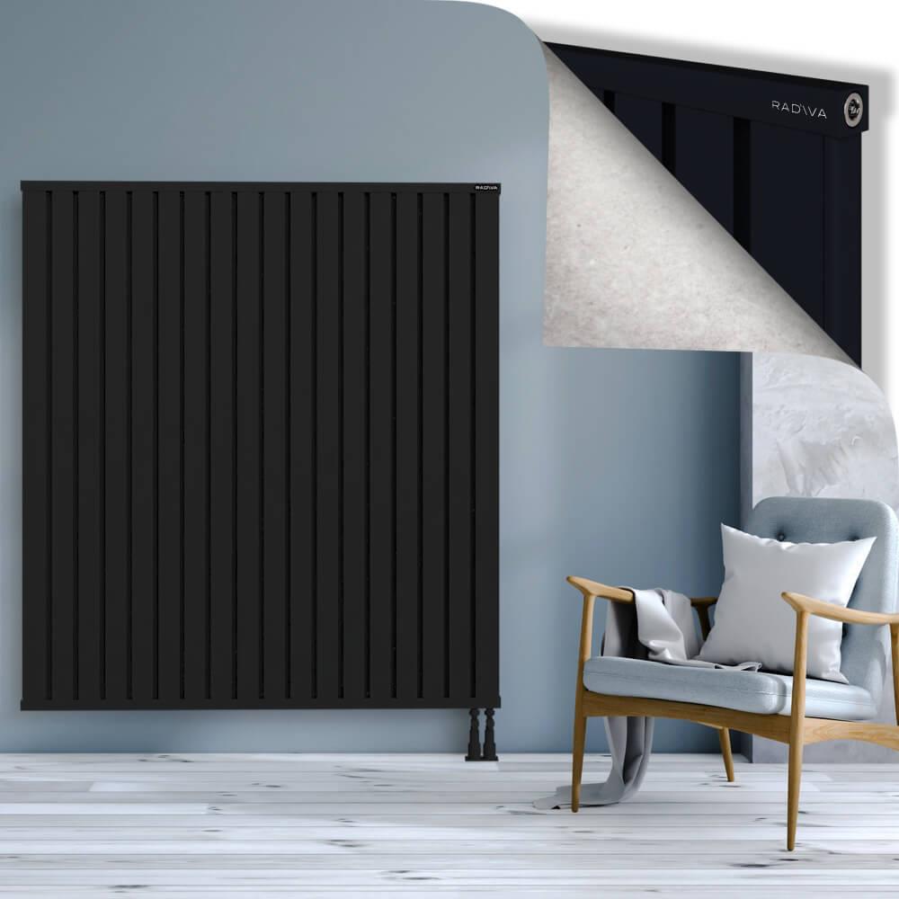 OBI Dekoratif Alüminyum Radyatör 1600x1444 Siyah
