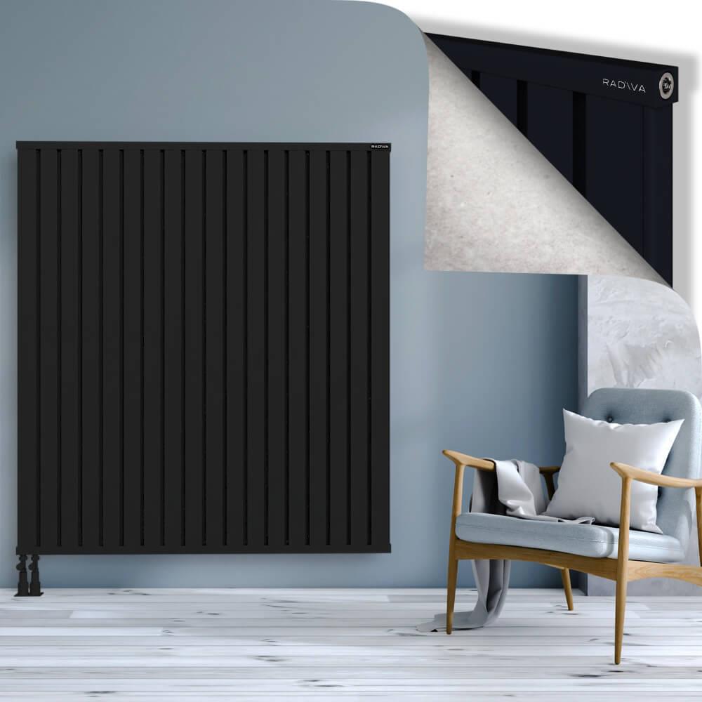 OBI Dekoratif Alüminyum Radyatör 1600x1444 Siyah