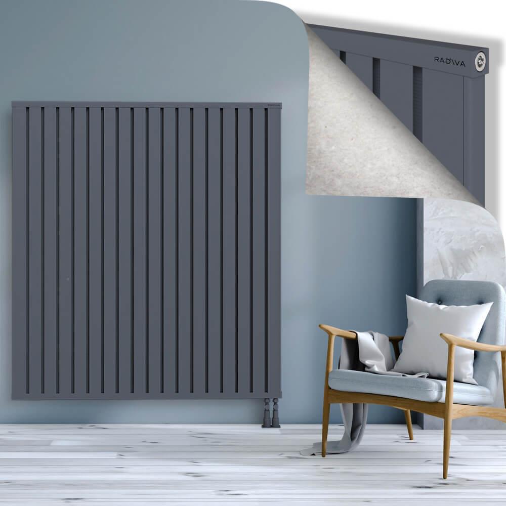 OBI Dekoratif Alüminyum Radyatör 1600x1444 Antrasit
