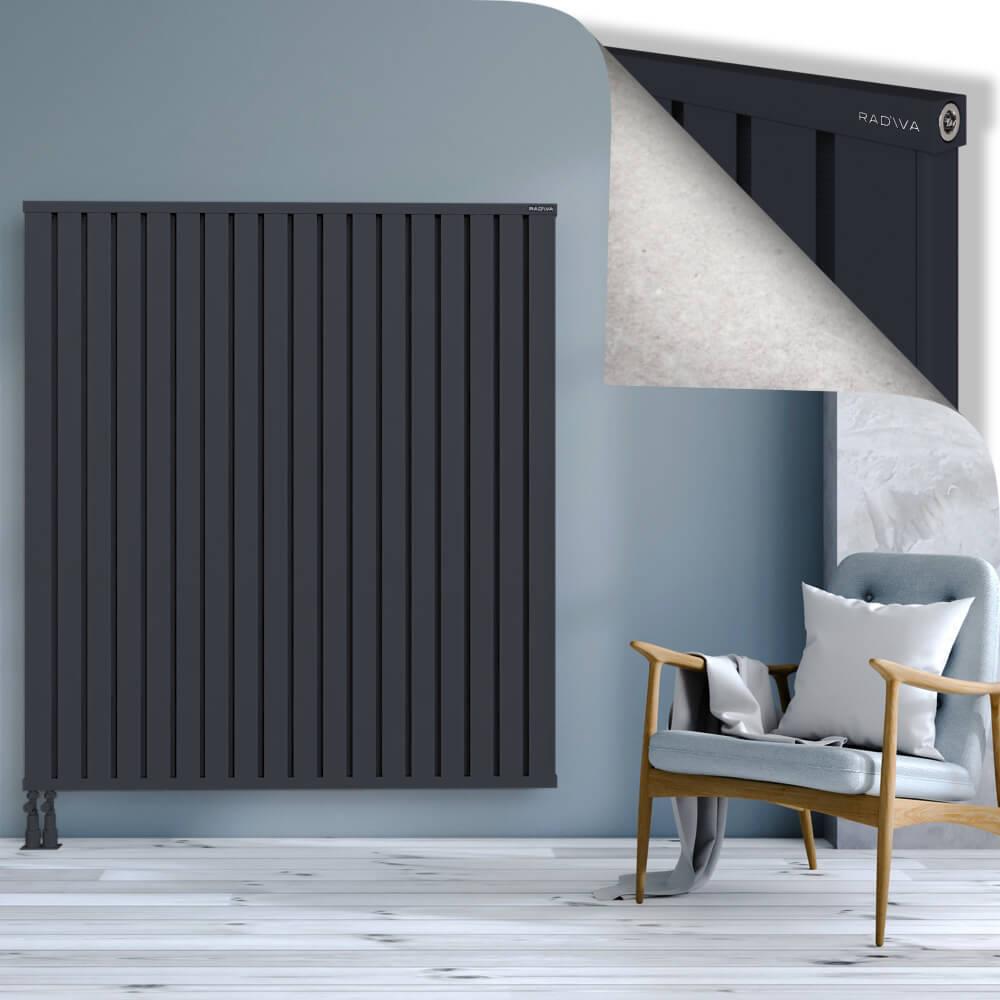 OBI Dekoratif Alüminyum Radyatör 1600x1444 Koyu Antrasit