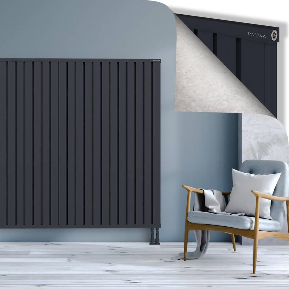 OBI Dekoratif Alüminyum Radyatör 1600x1604 Koyu Antrasit