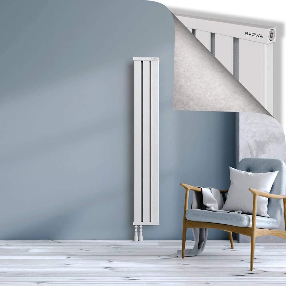 OBI Dekoratif Alüminyum Radyatör 1600x244 Beyaz