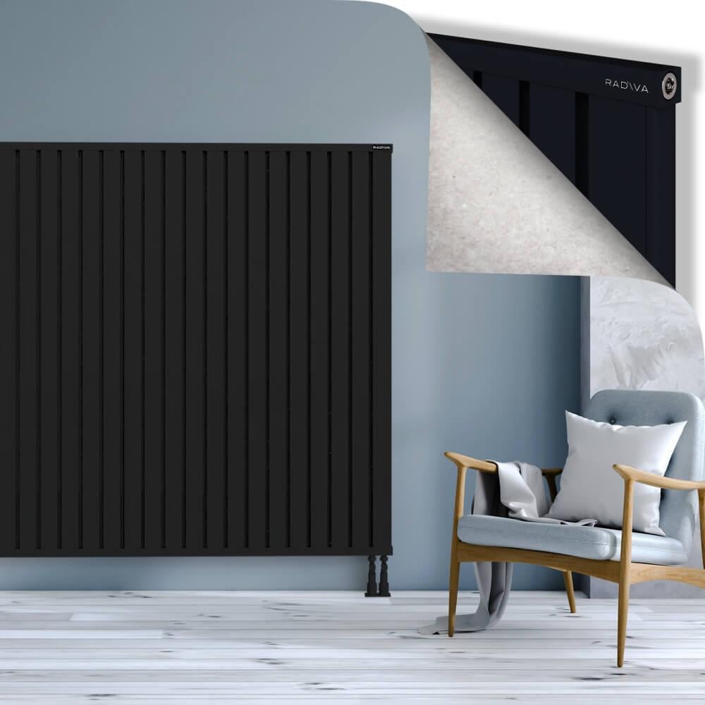 OBI Dekoratif Alüminyum Radyatör 1600x2884 Siyah
