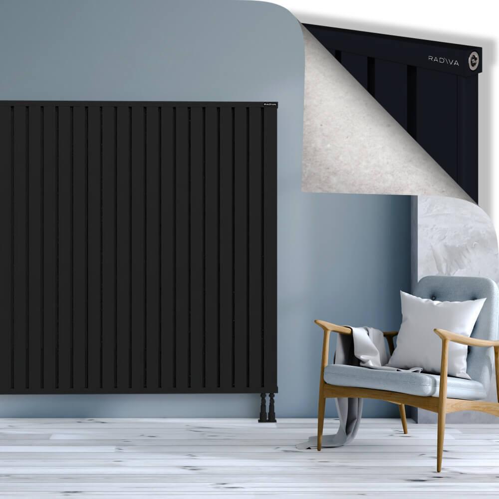 OBI Dekoratif Alüminyum Radyatör 1600x2964 Siyah