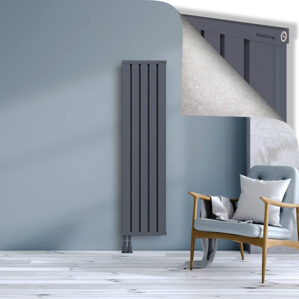 OBI Dekoratif Alüminyum Radyatör 1600x404 Antrasit
