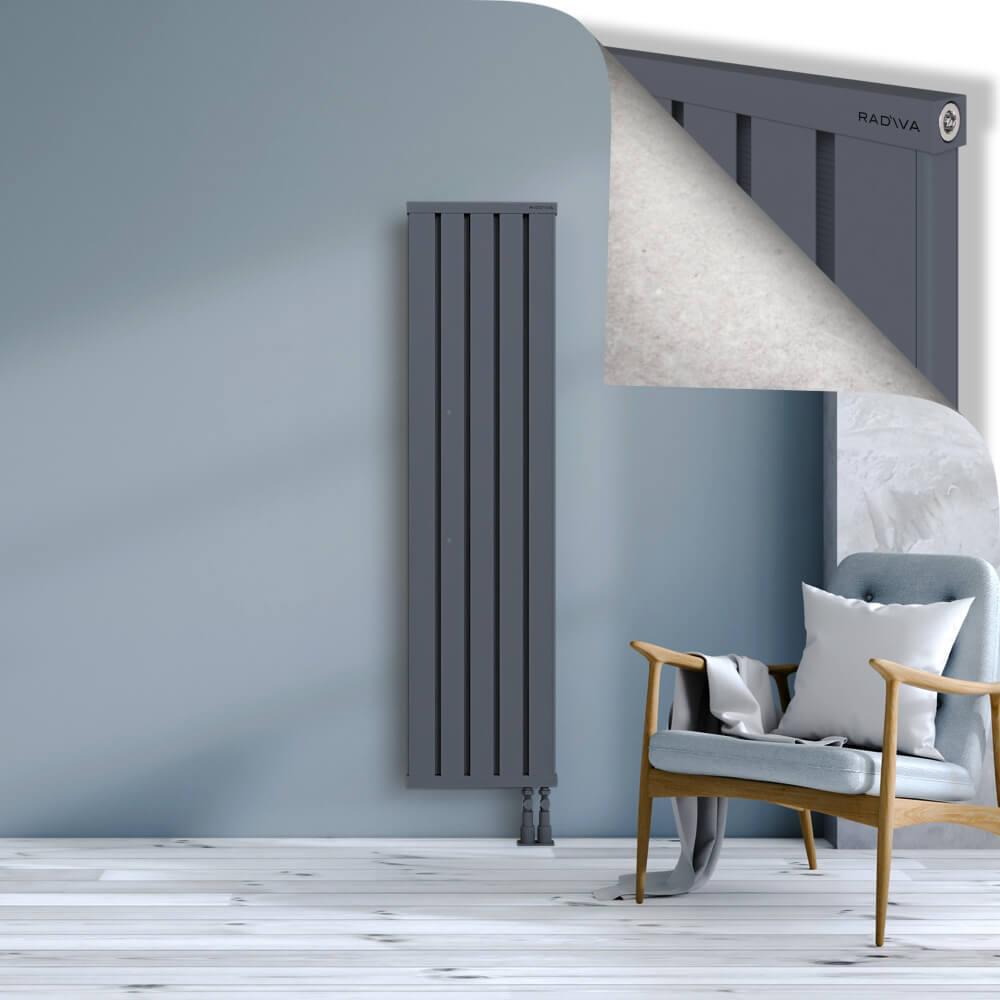 OBI Dekoratif Alüminyum Radyatör 1600x404 Antrasit