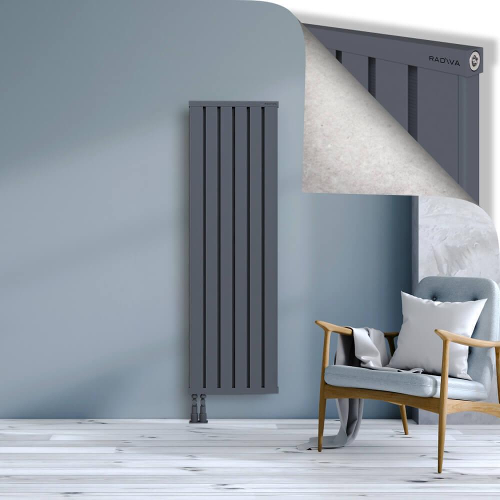 OBI Dekoratif Alüminyum Radyatör 1600x484 Antrasit