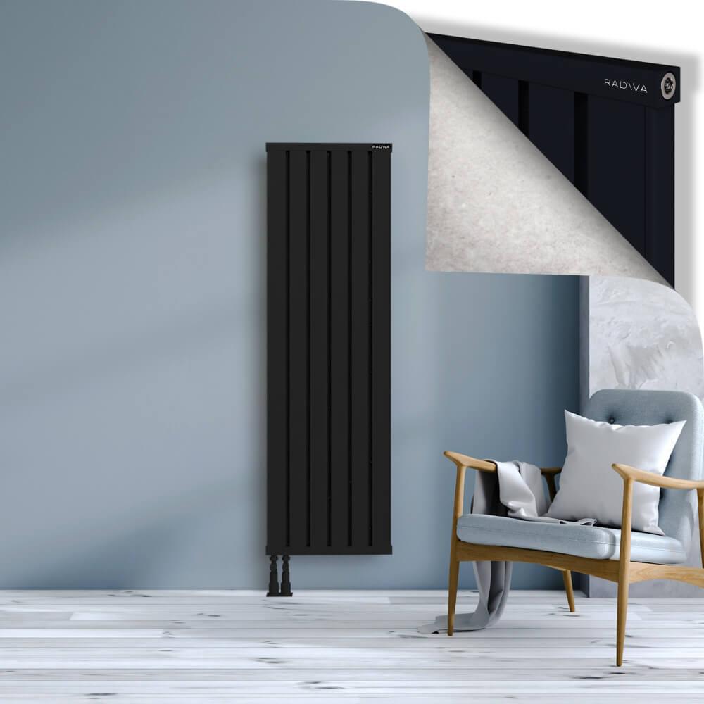 OBI Dekoratif Alüminyum Radyatör 1600x484 Siyah
