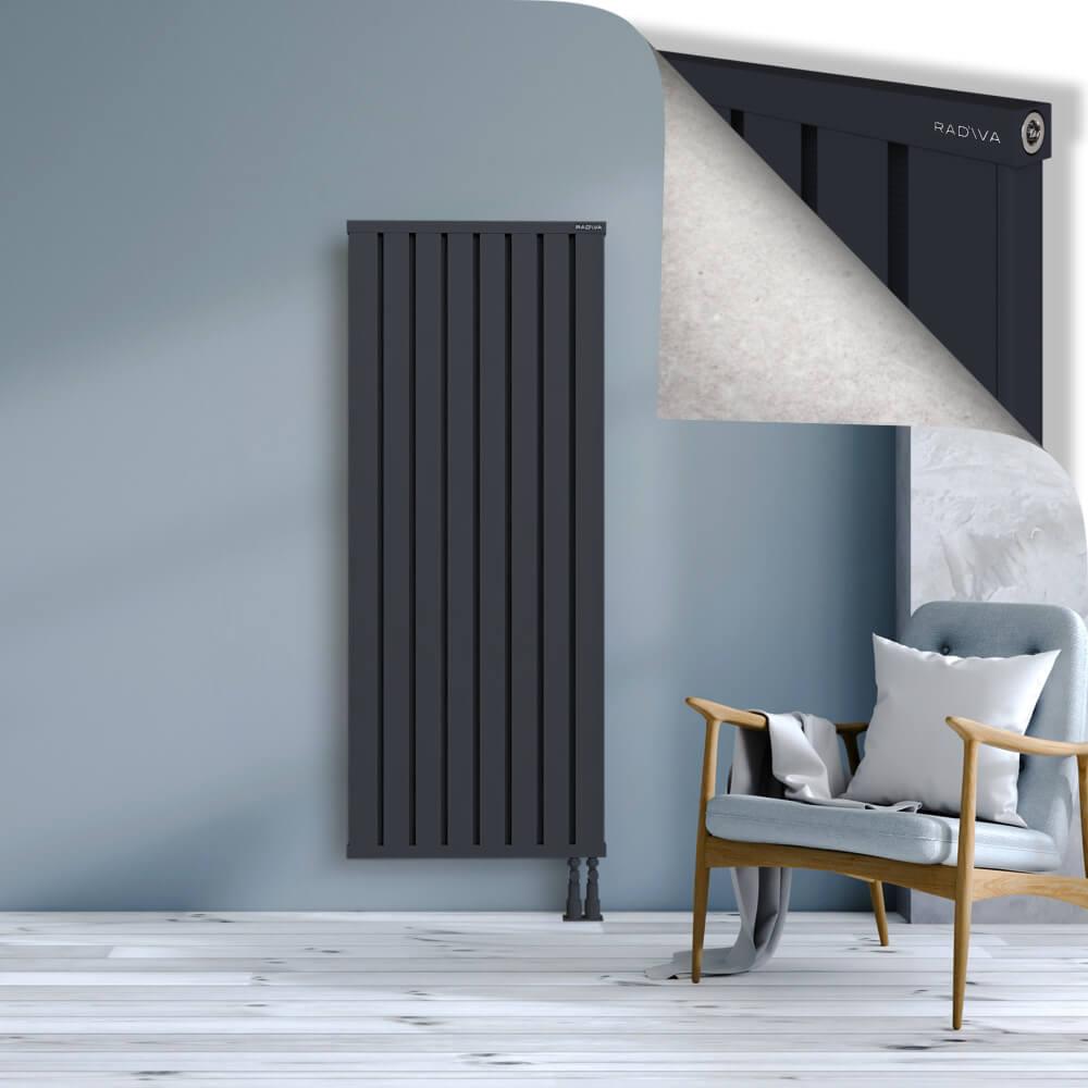 OBI Dekoratif Alüminyum Radyatör 1600x644 Koyu Antrasit