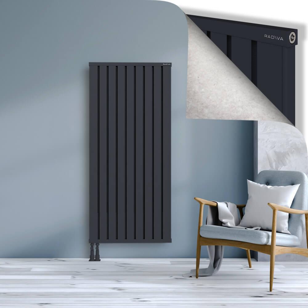 OBI Dekoratif Alüminyum Radyatör 1600x724 Koyu Antrasit