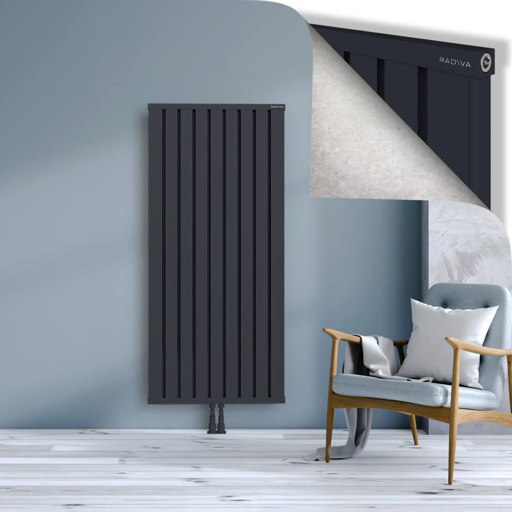 OBI Dekoratif Alüminyum Radyatör 1600x724 Koyu Antrasit